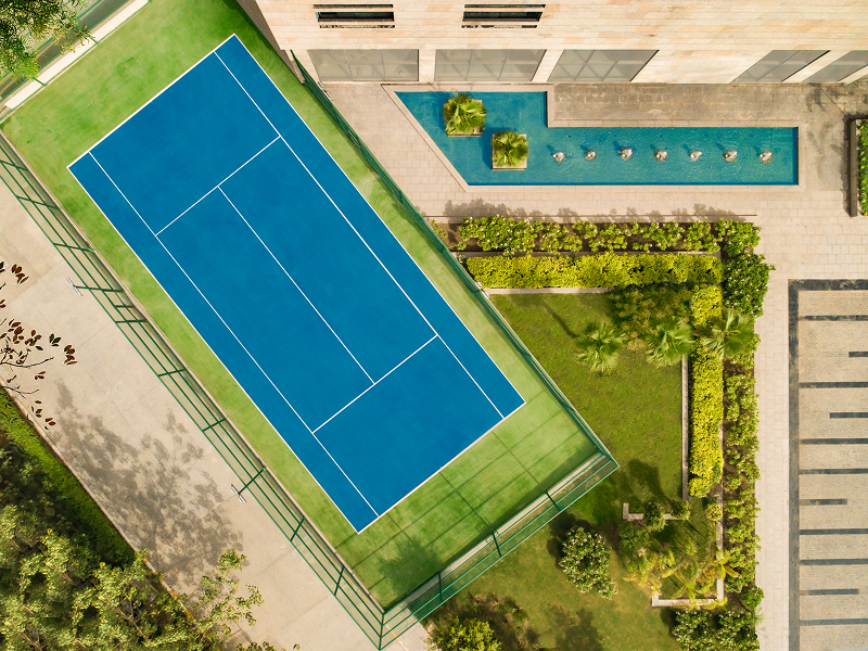 Ambience Creacions — Tennis Court Aerial